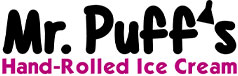 Mr. Puff's hand-Rolled Ice Cream of Panama City Beach Florida logo